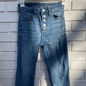 High waisted American eagle jeans